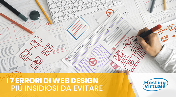 I 7 errori di web design più insidiosi da evitare