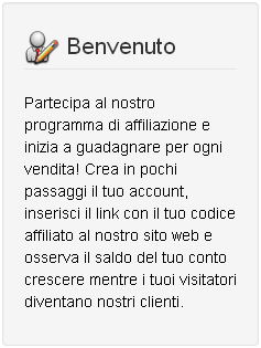 Adesione programma di affiliazione