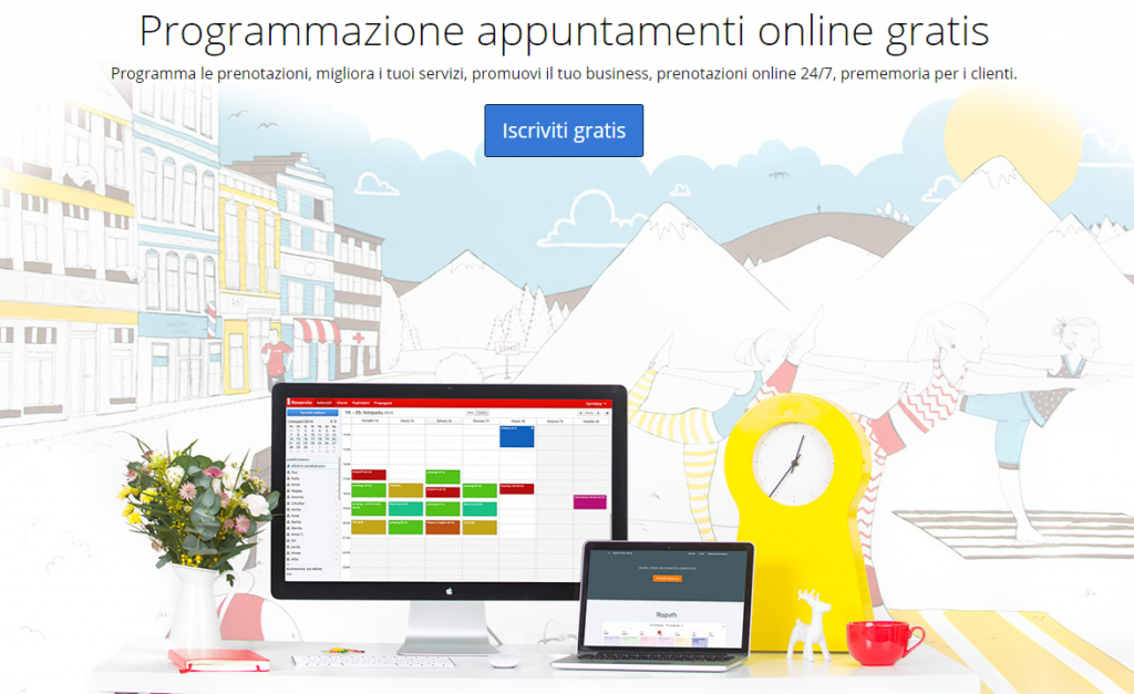 Software per appuntamenti gratis online Reservio