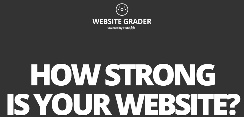 Analisi Competitor Web Site Grader