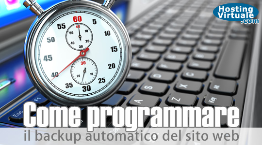 Come programmare il backup automatico del sito web