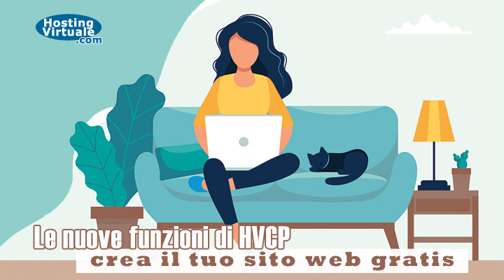 Le nuove funzioni di HVCP: crea il tuo sito web gratis