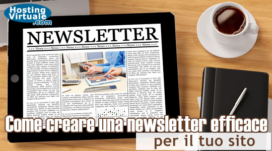 Come creare una newsletter efficace per il tuo sito