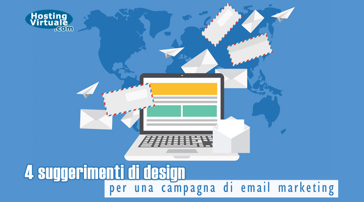 4 suggerimenti di design per una campagna di email marketing