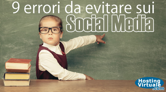 9 errori da evitare sui social media [Infografica]