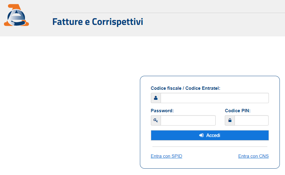 Portale Fatture e Corrispettivi