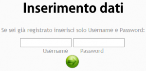 Username e password