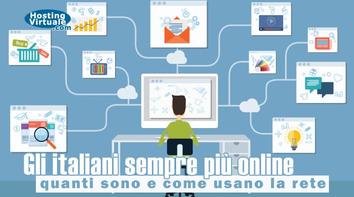 Gli italiani sempre più online: quanti sono e come usano la rete