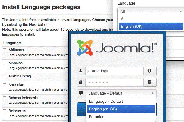 Joomla supporto multilingua