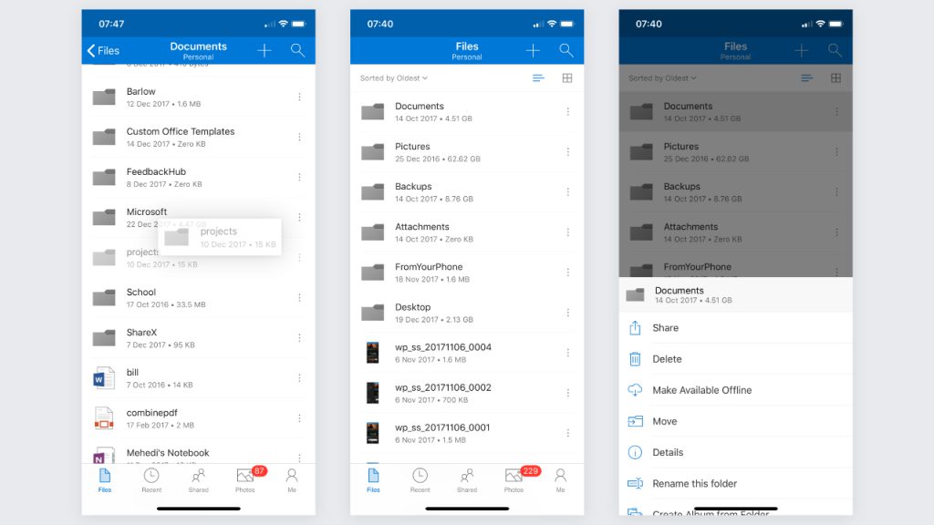 OneDrive App