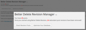 Plugin Better Delete Revision