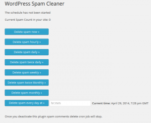 Plugin Spam Comments Cleaner