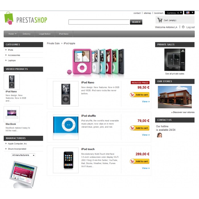 Private Sales PrestaShop