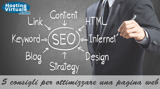 SEO: 5 consigli per ottimizzare una pagina web