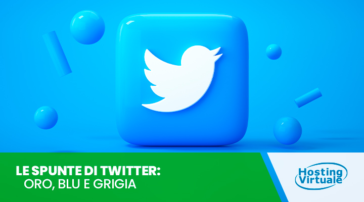 Le spunte di Twitter: oro, blu e grigia