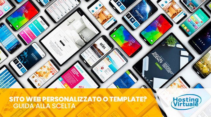 Sito web personalizzato o template? Guida alla scelta