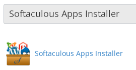 Softaculous cPanel