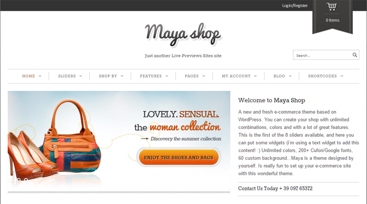 Temi WordPress per eCommerce: Boutique