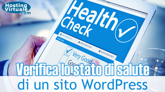 Verifica lo stato di salute di un sito WordPress