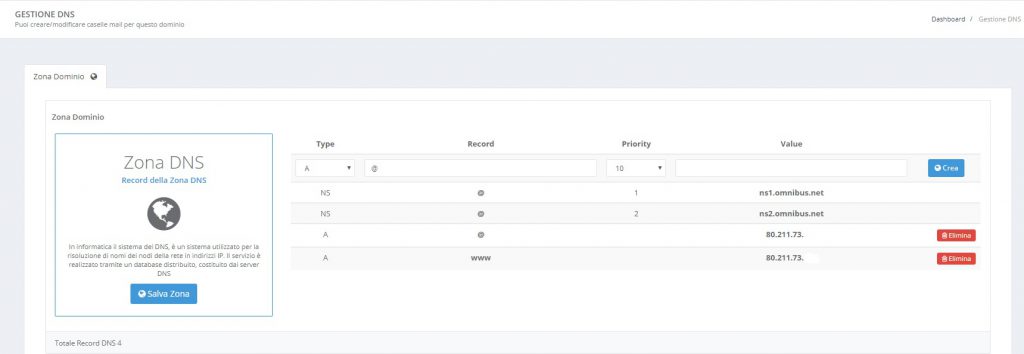 hvcp zona dominio dns