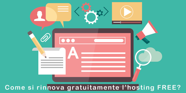 Come si rinnova gratuitamente l’hosting FREE?
