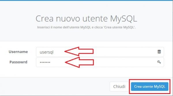 username password usersql